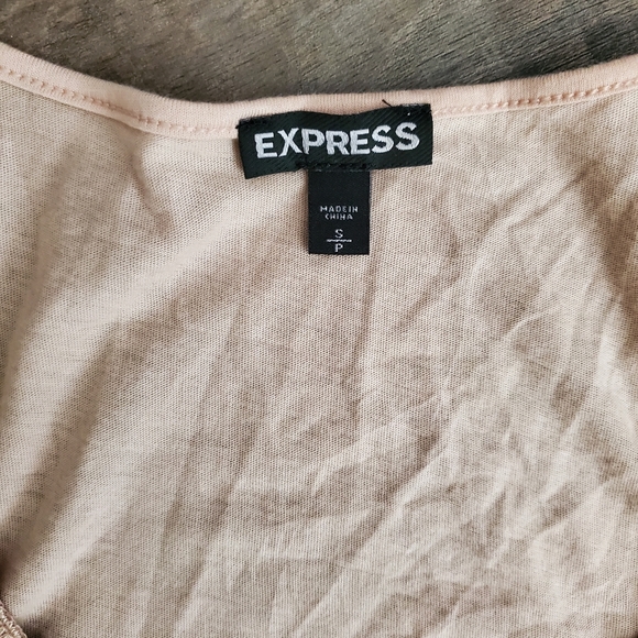 Express Knitted Tank Top Gold S - Picture 4 of 5